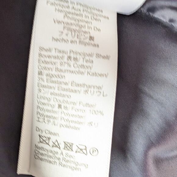 J.Crew Velvet Willa Black/Navy Blazer, size 4 - Picture 6 of 11